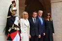Trump says relations with Macron 'outstanding'