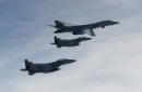 Two U.S. bombers hold firing drills with South Korean forces