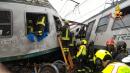 Three dead as packed Italy commuter train derails