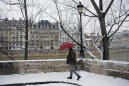 Eiffel Tower Forced to Close as Paris Is Pummeled by Snow