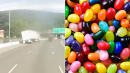 Candy Crash: Truck Full Of Sweets Overturns In Highway Road Rage Incident