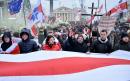 Belarus crowds rally against closer Russia ties