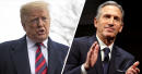 Trump says Howard Schultz doesn't have the 'guts' to run for president