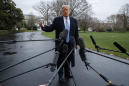 The Latest: Biden uses humor to defuse physical controversy