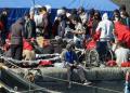 Wave of migrant arrivals leaves 2,000 stranded at Gran Canaria dockside camp