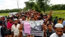 Miles de rohinyás protestan por "justicia" y regreso con derechos a Birmania