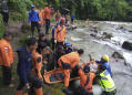 28 killed as bus plunges into ravine in Indonesia