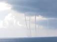 Six 'water tornadoes' spotted in Gulf of Mexico as tropical storms approach US mainland