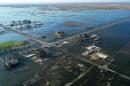 Dramatic aerial photos show devastation in Louisiana after Hurricane Delta