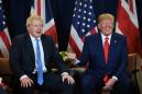 Up against it, Johnson receives Trump's support