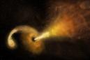 Black hole eats and destroys hapless star which wandered too close