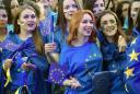Ukrainians cheer on first day of visa-free EU travel