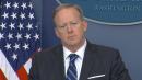 White House press secretary Sean Spicer answers question on Trump's plans for Assad in Syria