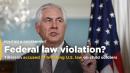 U.S. diplomats accuse Tillerson of breaking child soldiers law