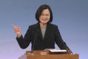 Taiwan president: Island's democracy under threat from China