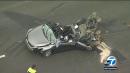 Deadly chain-reaction crash on Calif. freeway captured on video; DUI suspect arrested