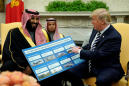 Trump says U.S. would be 'punishing' itself if it halts Saudi arms sales