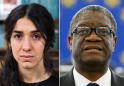 Congolese doctor, Yazidi activist, champions in fight against rape in war, win Nobel Peace Prize