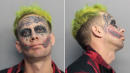 Tattooed 'Joker' Arrested for Pointing Loaded Gun at Passing Cars: Cops